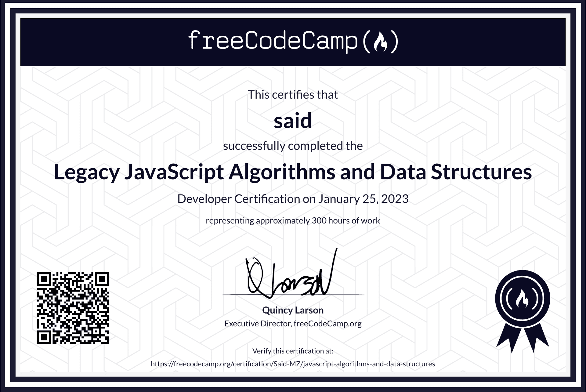 JavaScript Algorithms and Data Structures